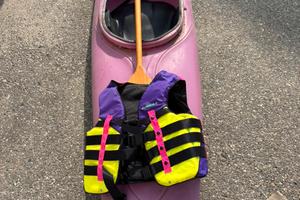 Canoa più giubbotto taglia 40. 44