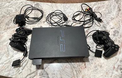 PlayStation 2 con memory card e vari giochi