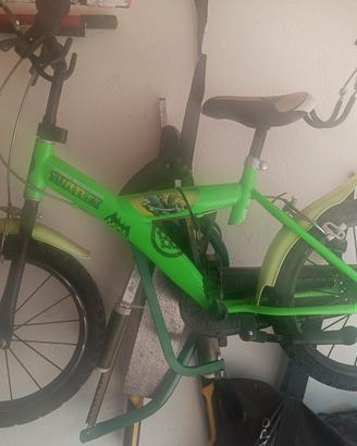 bicicletta tartarughe ninja ruote da 16