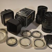 Hasselblad 500C/M Anniversary+obiettivi+magazzini