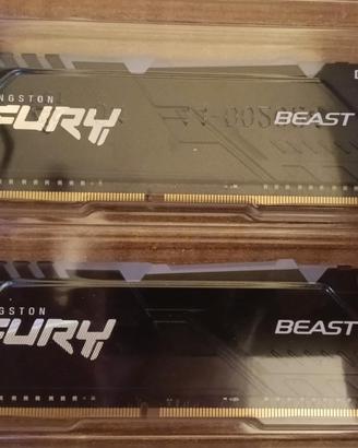 Kingston Fury Beast DDR4 RAM 16GB
