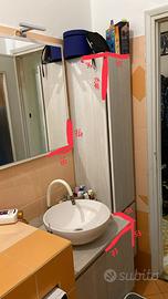 Mobile bagno con specchio