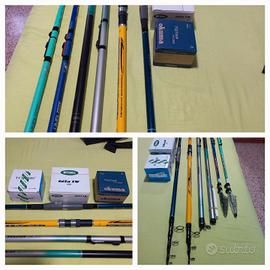 canne da pesca e mulinelli 