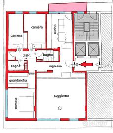 Appartamento di 130 m² con 5 locali a Padova