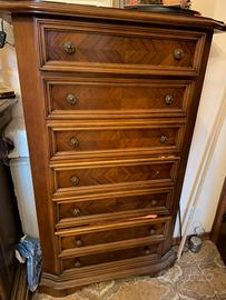 Settimino cassettone legno