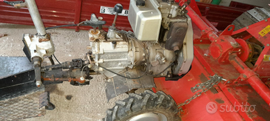 Motozappa con carrello