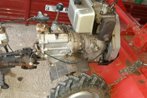 Motozappa con carrello