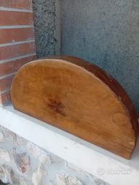 Mezzaluna di legno per artigiani in noce