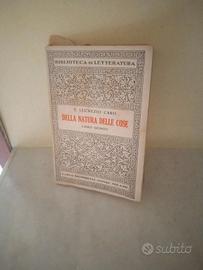 Della natura delle cose 1950 - T. Lucrezio Caro