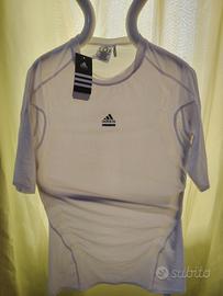T Shirt Adidas Techfit Clima Cool Uomo Mai Usata 