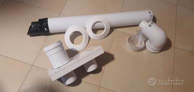 Scarico fumi coass. caldaia rinnai momiji 24/29