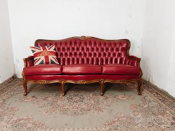 divano Chester Chesterfield King bordeaux inglese 