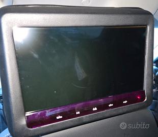 poggiatesta  auto con  monitor 10 pollici