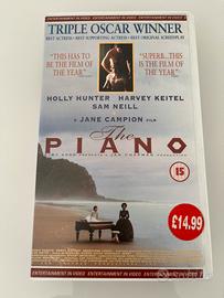 VHS film "The Piano" edita in UK