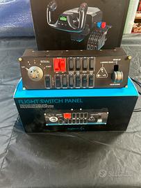 Simulatore di volo FLIGHT SWITCH PANEL LOGITECH
