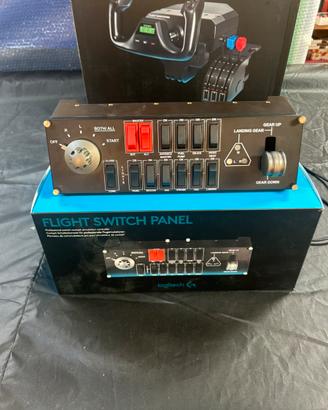 Simulatore di volo FLIGHT SWITCH PANEL LOGITECH
