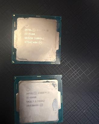 CPU Intel i5-6400 e i5-7400