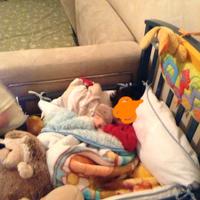 Lettino bimbo e cassettiera