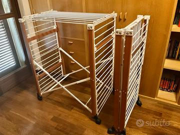 2 Stendibiancheria  Gulliver Noce Coppia