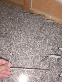 Porta vasi appendibile in ferro 40,5x20,5 alta 14c