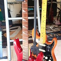 chitarra rock metal Washburn con tracolla e borsa 