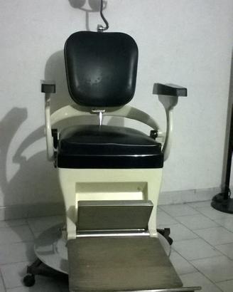 poltrona da barbiere vintage