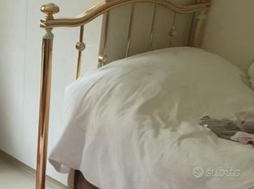 Struttura letto singolo in ottone - Ritiro su BARI