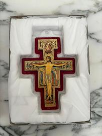 Crocifisso di San Damiano in Vetro Murano