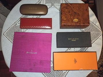 Scatole Gucci Cartier Buccellati Lorenz Hermès