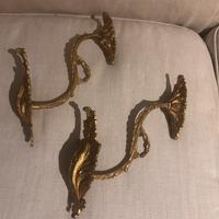 Embrasse Porta tende di Bronzo fine 800