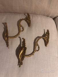 Embrasse Porta tende di Bronzo fine 800