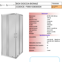 Componenti nuovi Box doccia BIONAZ Marco Mammoliti