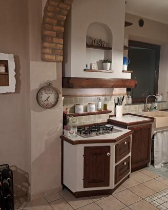 CUCINA IN MURATURA mod. "Vecchi Casali di PITTORI"