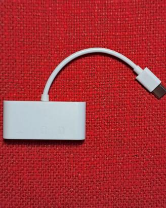 Adattatore USB-C 3 in 1 Smartphone, PC