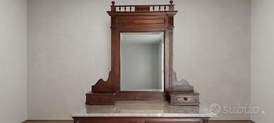 Credenza vintage inizio 1900 piano marmo