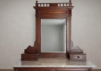 Credenza vintage inizio 1900 piano marmo