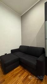 Divano letto angolare nero - Poltronesofà