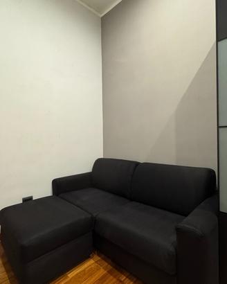 Divano letto angolare nero - Poltronesofà