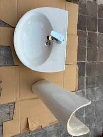 Lavandino dolomite con miscelatore ideal standard