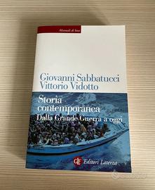 Libro storia contemporanea Sabbatucci-Vidotto