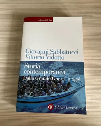 Libro storia contemporanea Sabbatucci-Vidotto
