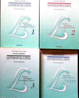 Garbarino, Letteratura latina, 4 volumi