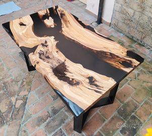 ✨ Tavoli in legno e resina 