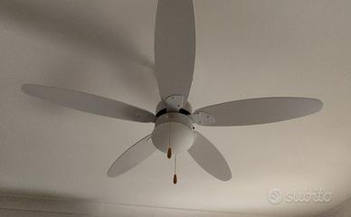 Ventilatore da soffitto con luce Zephir 124cm