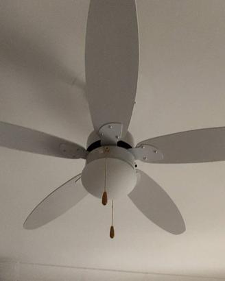 Ventilatore da soffitto con luce Zephir 124cm