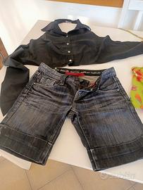 Pantaloncini jeans e tops donna