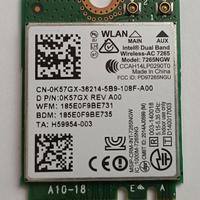 Intel Dual Band Wireless-AC 7265 PCIe Mini Card M2