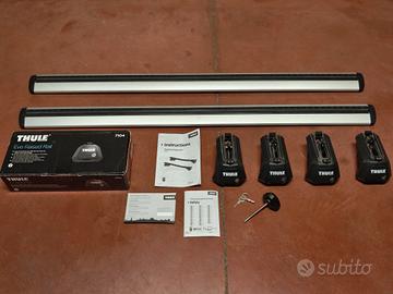 Thule Evo Raised Rail 7104 + barre aerodinamiche