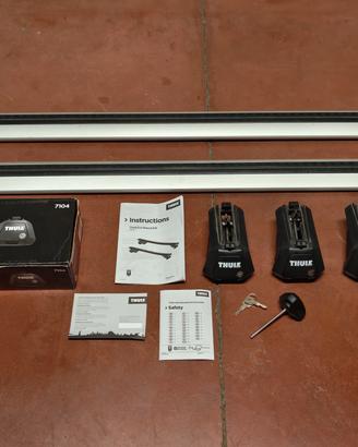 Thule Evo Raised Rail 7104 + barre aerodinamiche
