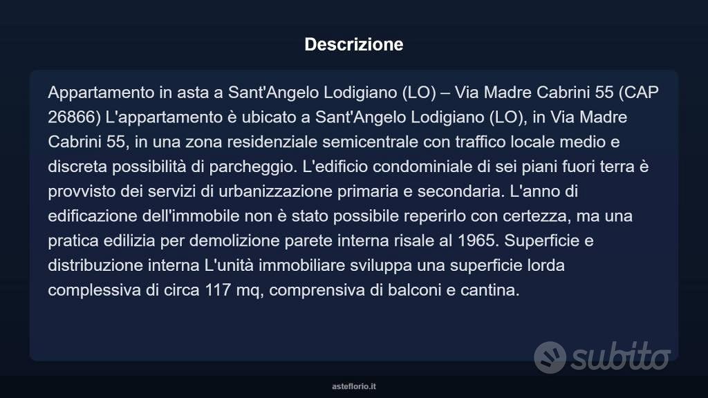 Appartamento – Sant'Angelo Lodigiano, Santa Maria, Galeotta - Vista 3